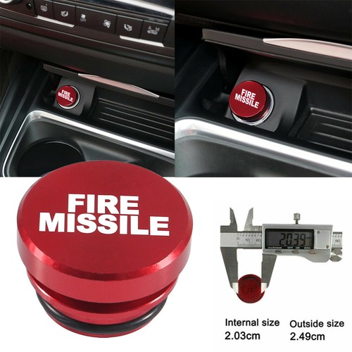 Red fire missile button - red,