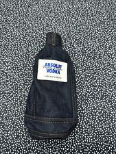 Rare ABSOLUT Vodka DENIM SKIN Case Cover Sleeve Loren Cronk Limited Edition 1L