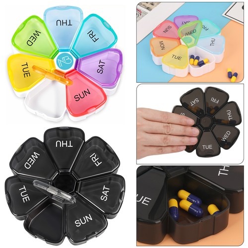 Day round pill box - pill,