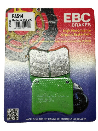 Ebc kart brake pads - go,