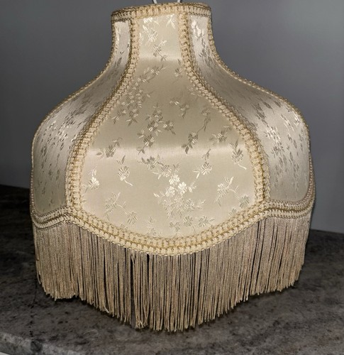 Victorian style fringe lamp - fringe,