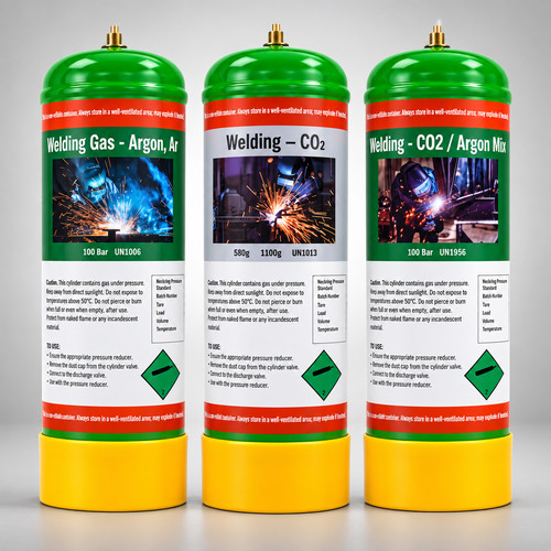 Disposable argon co2 - co2, welding