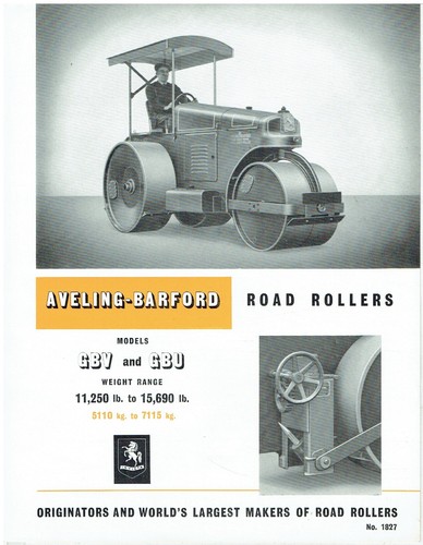 Aveling barford gbv gbu road - aveling,