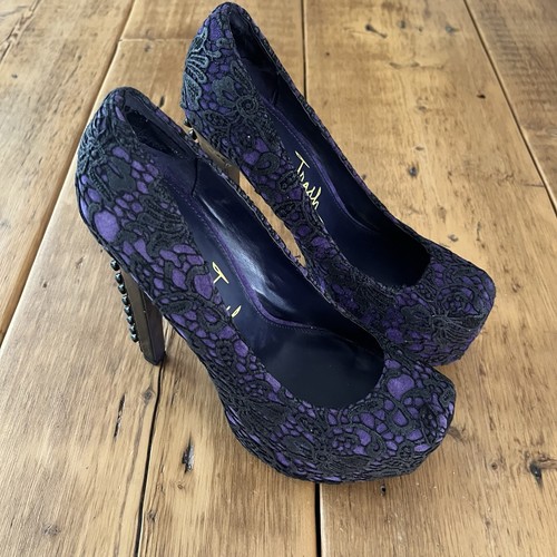 London trash spike lace purple - spike,