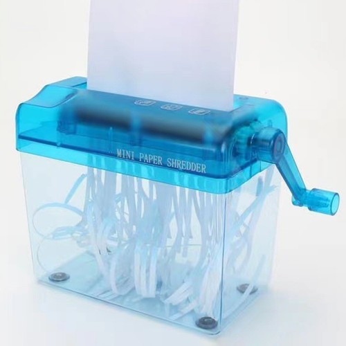 Mini desktop paper shredder - mini,