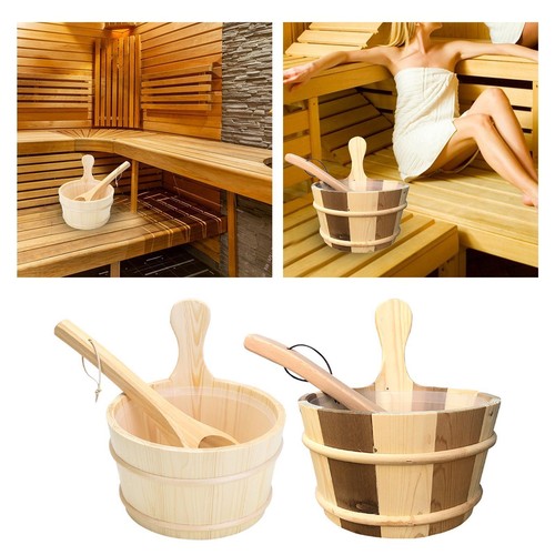 Sauna barrel and ladle spa - sauna,