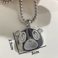 kanye west Bear head Pendant &