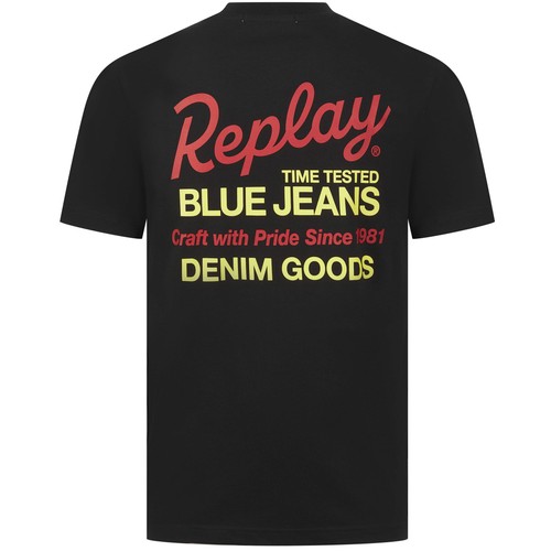 Replay logo print shirt - logo, t-shirt
