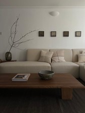 Bespoke L-Shaped Linen Sofa