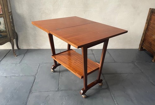 Vintage table serving trolley - vintage,