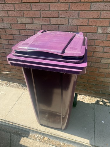 Purple 240l wheelie - purple,