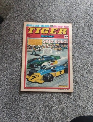 Vintage tiger scorcher comic - &,