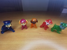 Paw Patrol The Movie Mini Figure Bundle 5 Pieces Paw Patrol Pups Spin Master