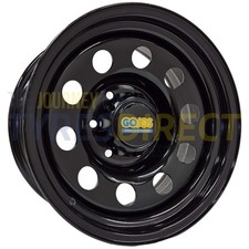 x4 16x8 BLACK GOJO'S MODULAR STEEL WHEELS & CAPS 6x139.7 ET00 JAP