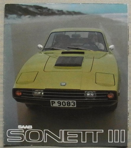 Saab sonett iii car - saab,