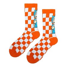 Rick Checkered Socks/Gift Socks/Cartoon Socks/Rick and Morty/Unisex Socks