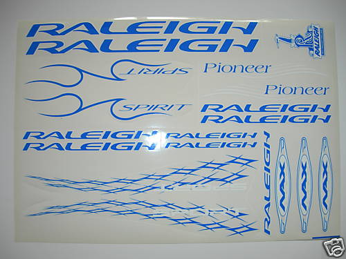 Raleigh pioneer spirit decal - raleigh,