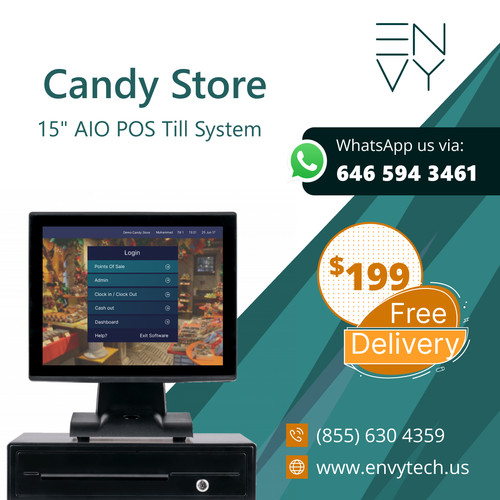 Touchscreen pos cash - 15",