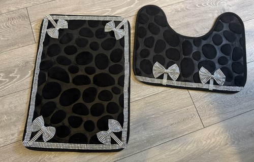 Romany bling bath mat set - bling,