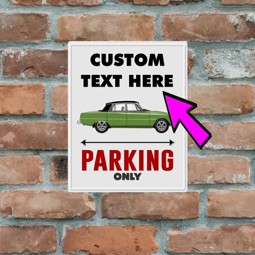 Custom text man - man, metal