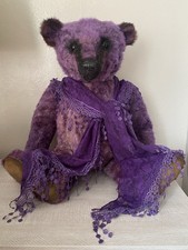 Portobella Bear Hand Crafted One Of A Kind by Amy Goodrich, HUGE 26 inches.