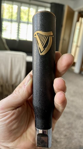 Guinness stout beer tap handle - beer,