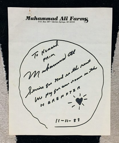 1988 muhammad ali signed - 1988,