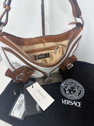 Versace y2k shoulder bag white - y2k,