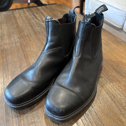Blundstone black leather flat - blundstone,