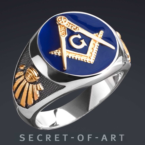 Masonic ring blue - blue, lodge