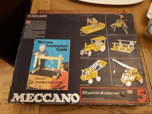Vintage boxed meccano 395 - meccano, 5