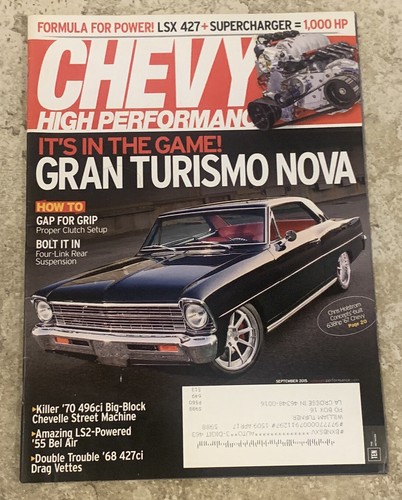 Chevy high performance - high,