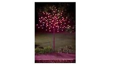 4FT Cherry Blossom 128 Red LED Tree Lights with metal base Outdoor Xmas Decor