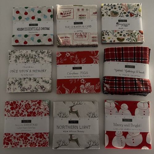 Moda fabrics charm packs - fabrics, 5”