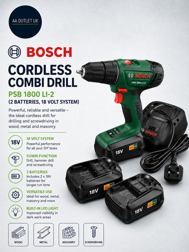 Bosch cordless combi - bosch,