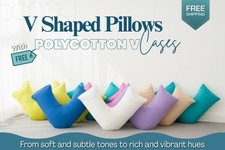 V Pillow with FREE Polycotton