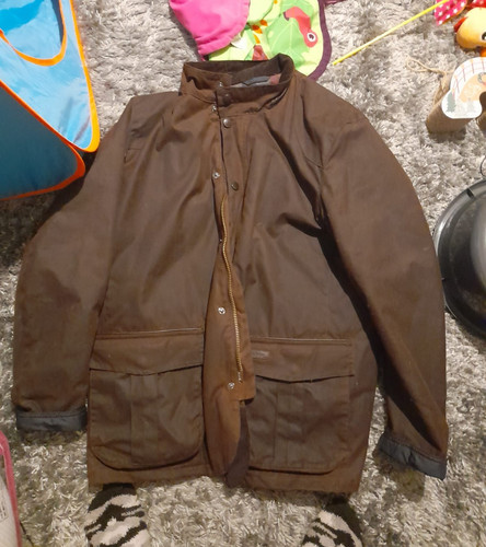 Barbour men brown leather - men's,