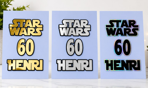 Personalised star wars cake - wars,