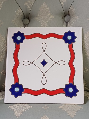 Vintage besheer art tile hand - besheer,