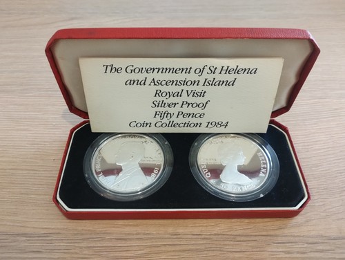 1984 silver proof crown - proof, st