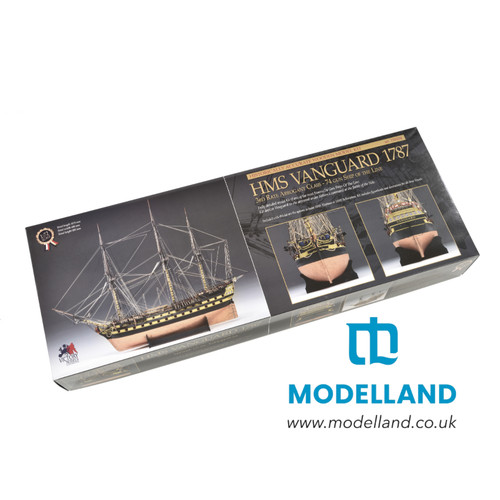 Hms vanguard wooden model kit - wooden,