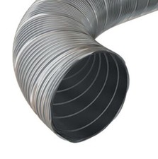 Stainless Steel Flexible Flue Hose 125mm / 0.3m Chimney Pipe Flexi Connector