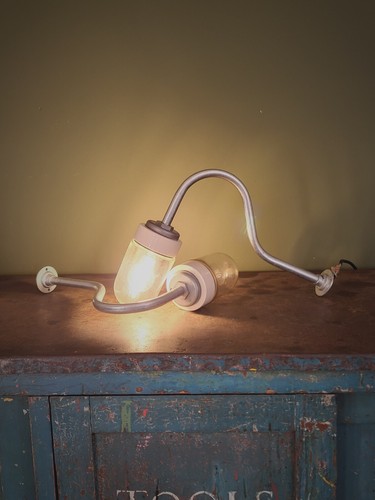 1950s vintage swan neck - , light