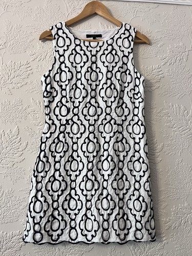 Coast white linen black - white,