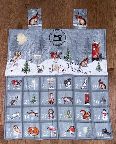 Winter moon advent calendar - moon,