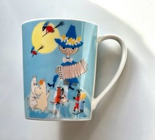 Japan Yamaka Shoten Moomin Celebrating Tove Jansson porcelain 350ml blue mug