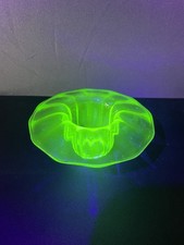 Vintage Uranium Glass Posy