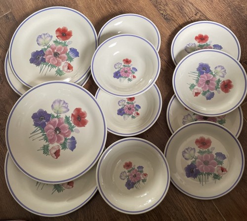 Vintage 1980s stoneware dinner - 1980s,