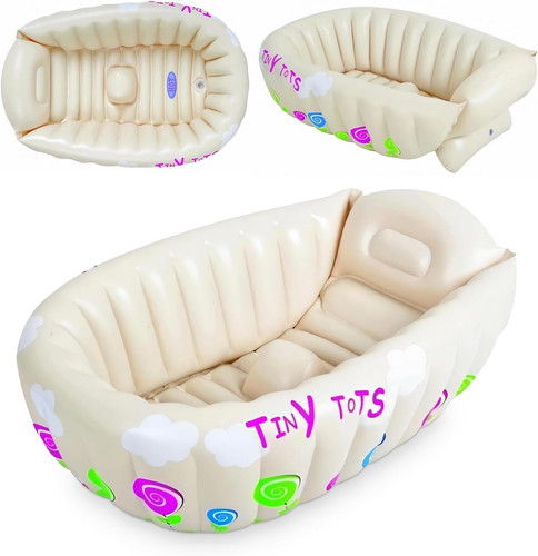 Inflatable baby bath - tub, with
