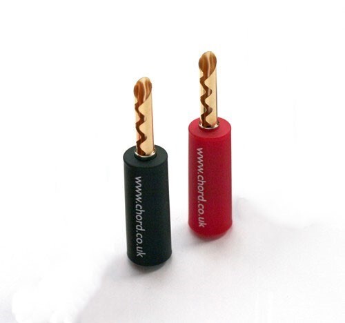 Chord company 4mm banana plugs - chord,